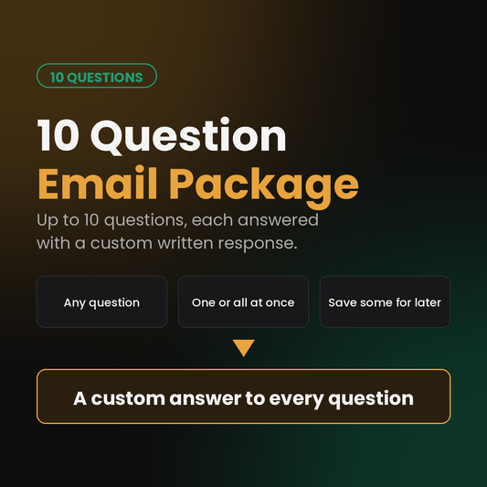 10 Question Email Coaching Package