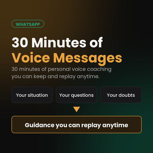 30 Minutes of Voice Messages (WhatsApp Coaching)