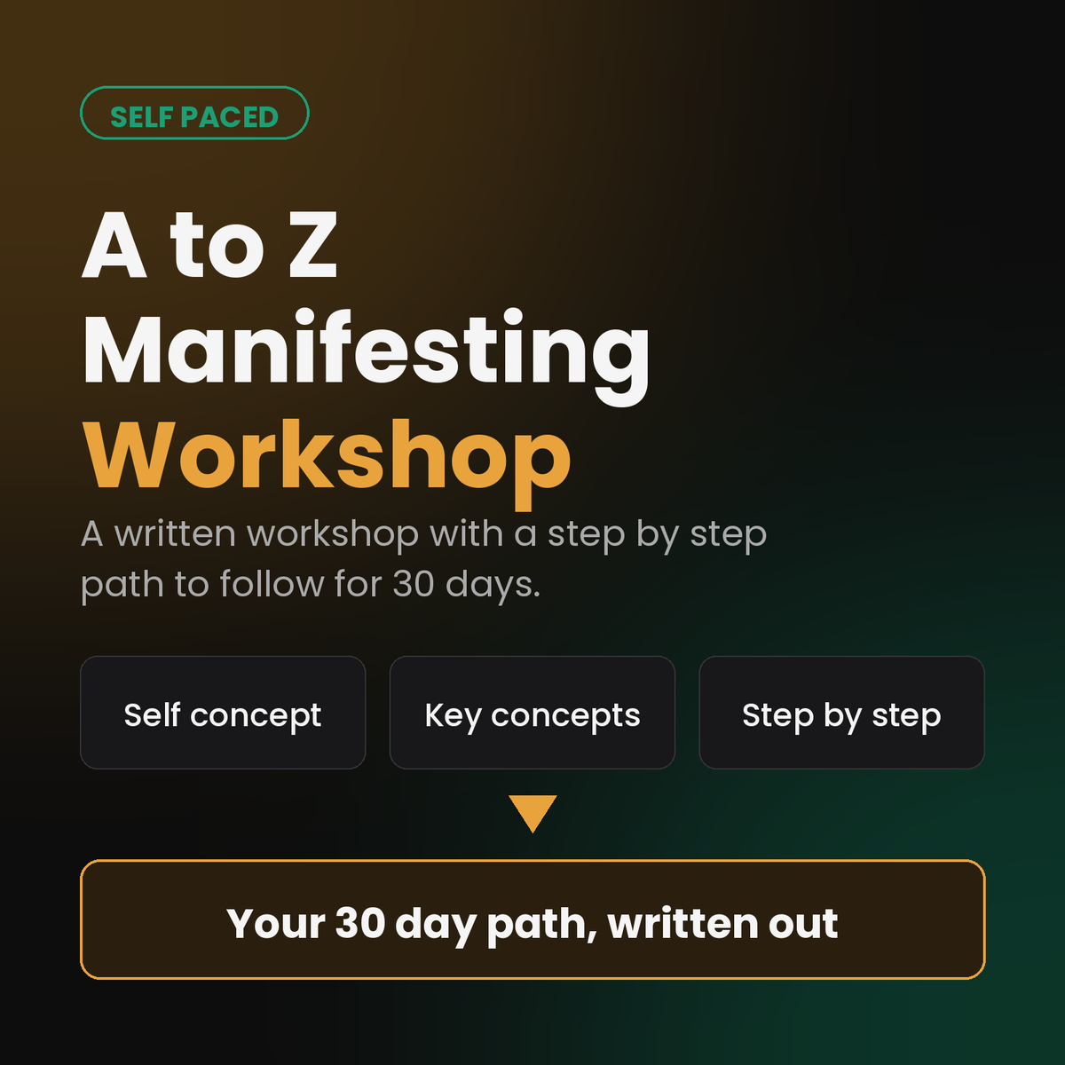 A-Z Manifestating Workshop